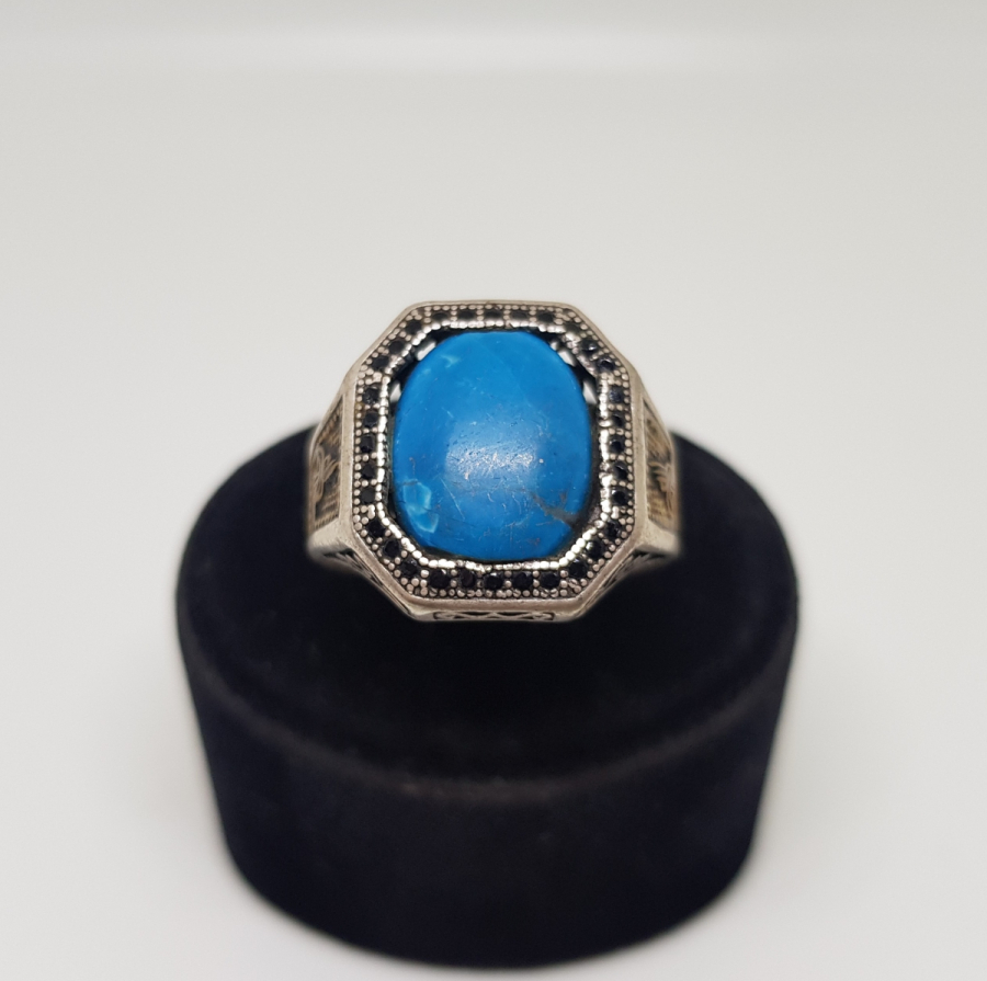 TURKUAZ TAŞLI GÜMÜŞ YÜZÜK