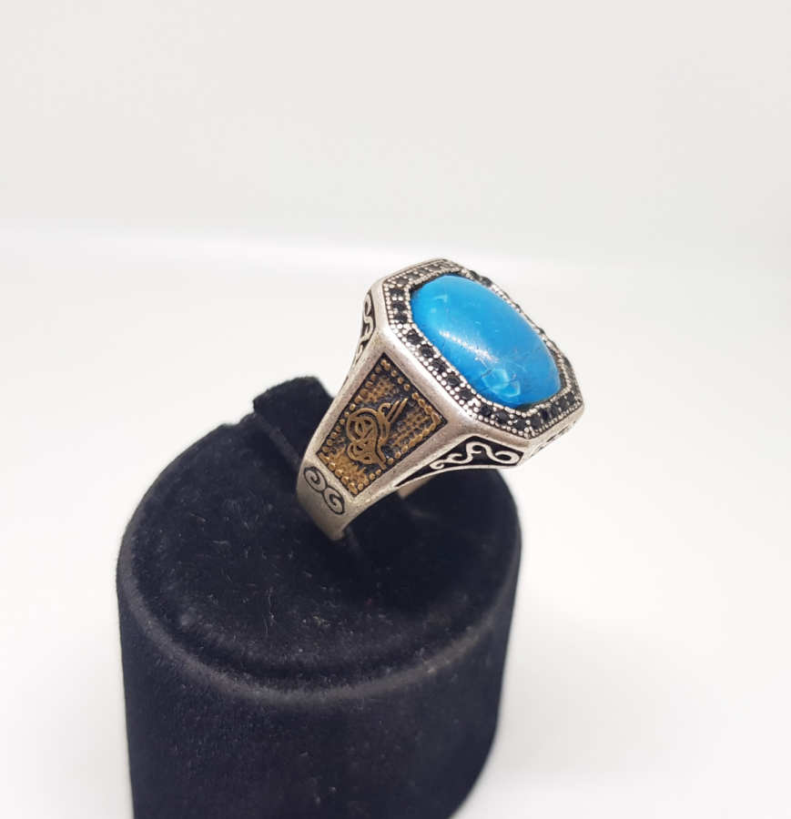 TURKUAZ TAŞLI GÜMÜŞ YÜZÜK