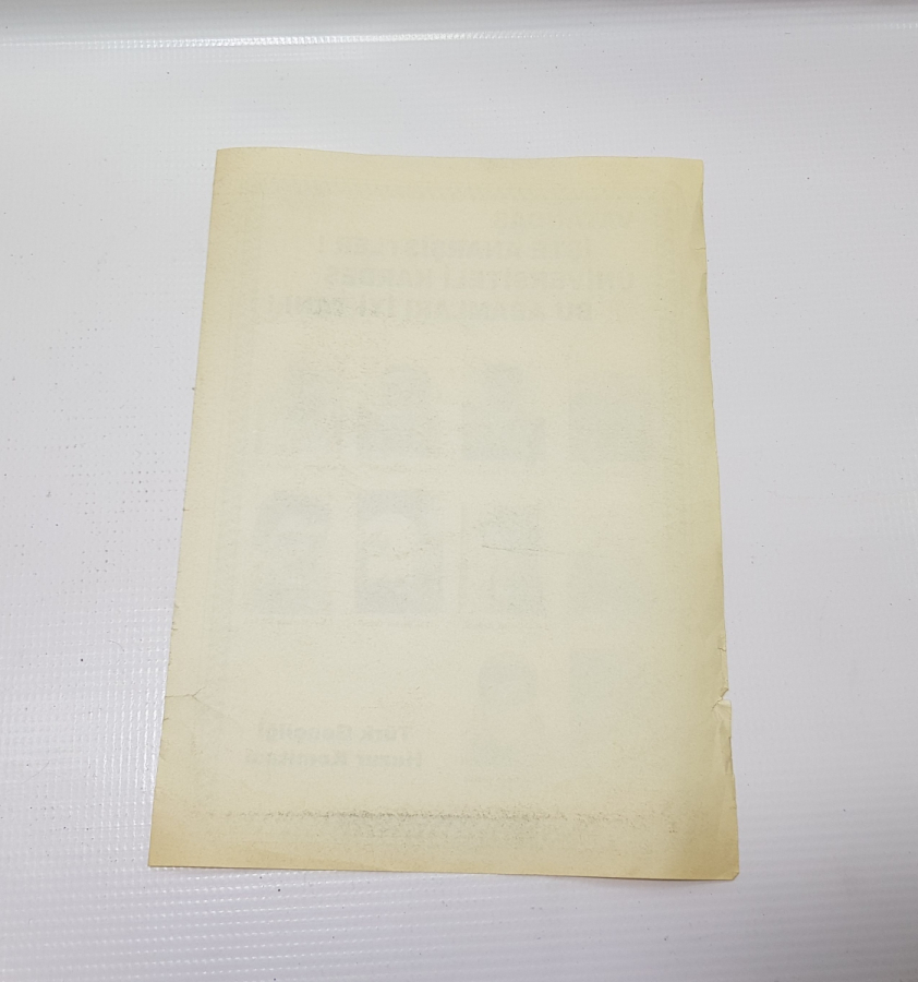 1970 LERDEN ÇOK NADİR SİYASİ AFİŞ