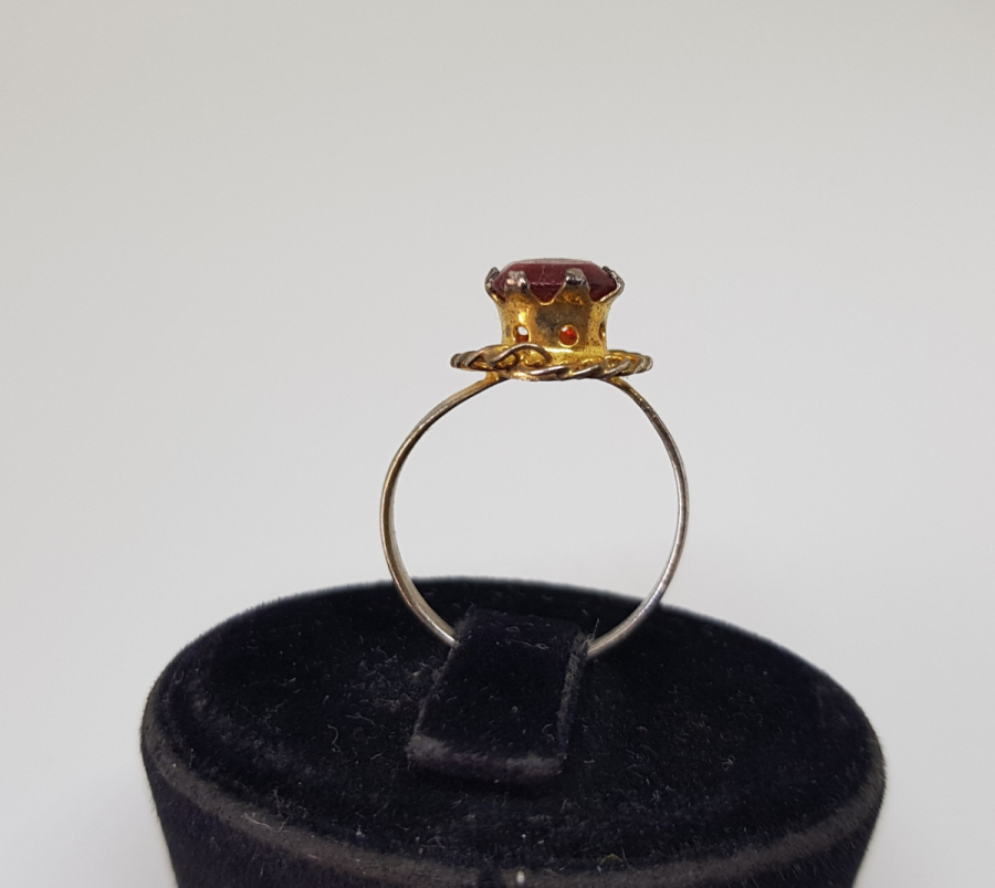 ALTIN KAPLAMA ANTİKA BİJUTERİ YÜZÜK