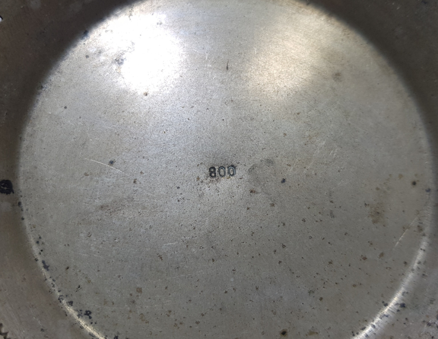 TESTERE İŞÇİLİKLİ ANTİKA GÜMÜŞ YEMİŞLİK