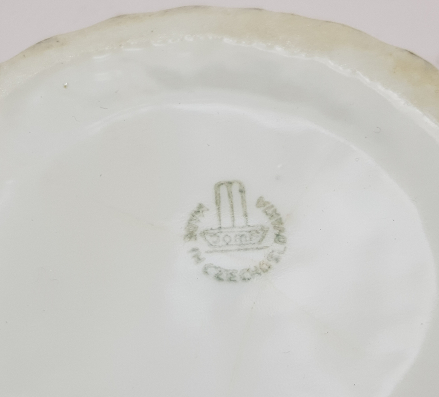 ÇEKOSLAVAKYA YAPIMI OSMANLI DÖNEMİ DİLİMLİ KASE