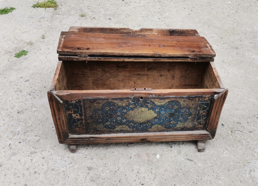 OSMANLI DÖNEMİ ÜZERİ AYETLERLE DEKORLU NADİR SANDIK