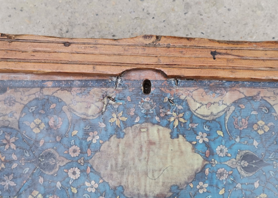 OSMANLI DÖNEMİ ÜZERİ AYETLERLE DEKORLU NADİR SANDIK