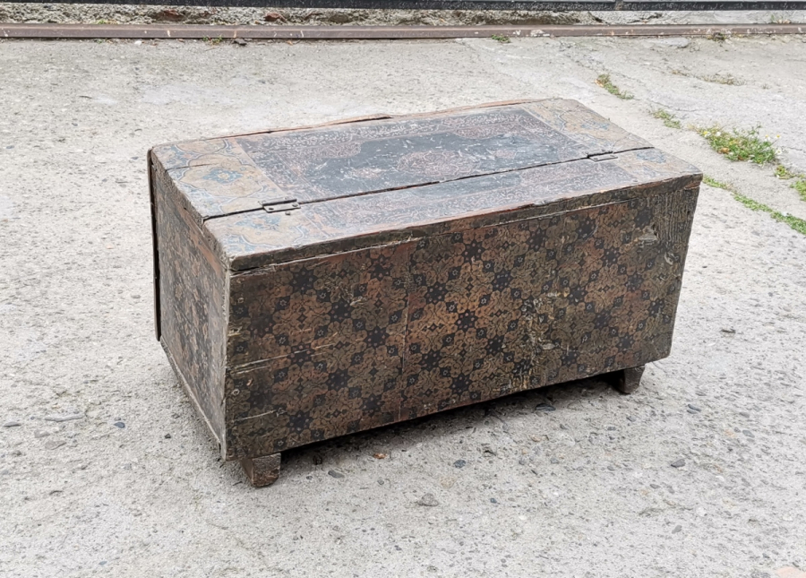 OSMANLI DÖNEMİ ÜZERİ AYETLERLE DEKORLU NADİR SANDIK