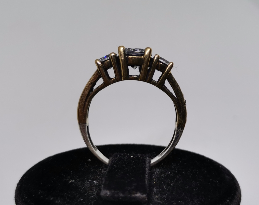 ÜÇTAŞ MODEL GÜMÜŞ YÜZÜK