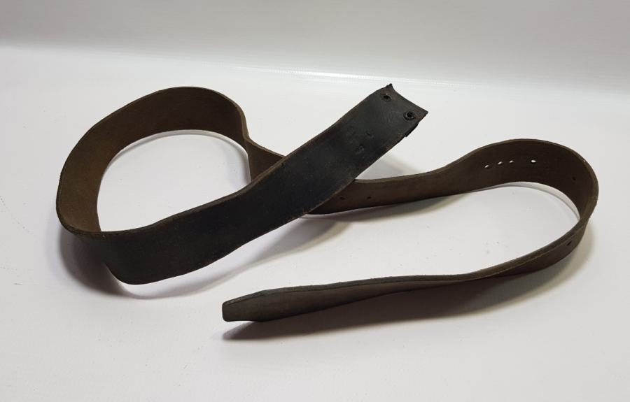 1. DÜNYA SAVAŞI DÖNEMİ ÜZERİ OSMANLICA YAZILI SUBAY KEMERİ