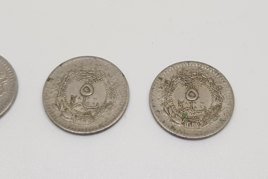 MEHMET REŞAT HAN DÖNEMİ NİKEL 5 KURUŞ LOTU