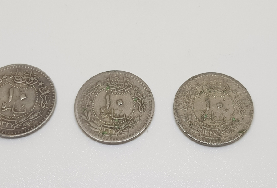 MEHMET REŞAT HAN DÖNEMİ NİKEL 10 KURUŞ LOTU