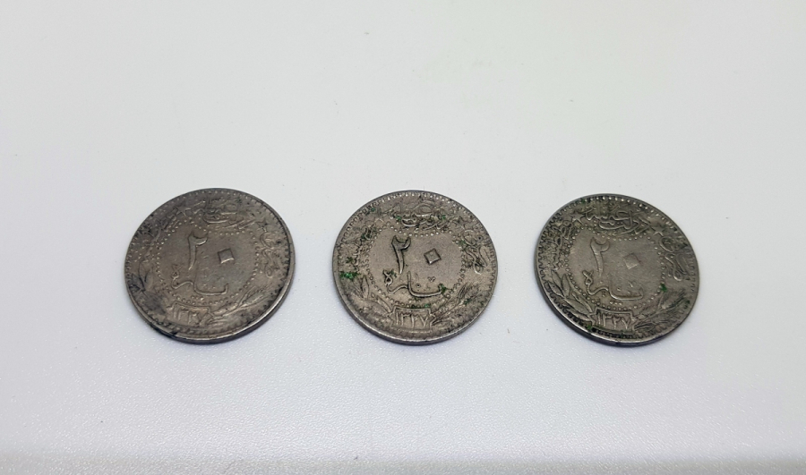 MEHMET REŞAT HAN DÖNEMİ NİKEL 20 KURUŞ LOTU