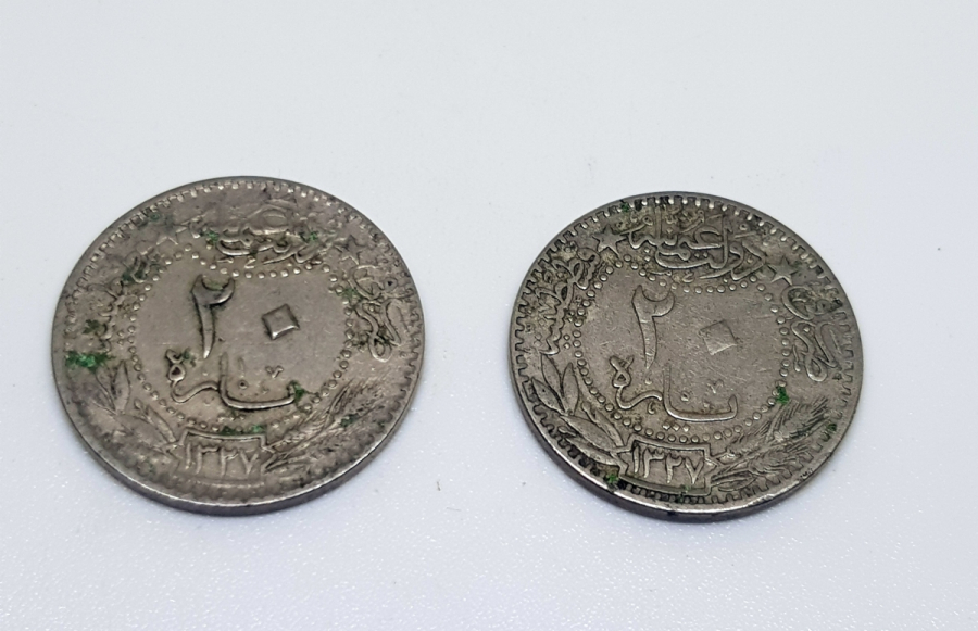 MEHMET REŞAT HAN DÖNEMİ NİKEL 20 KURUŞ LOTU