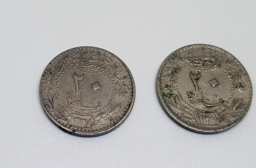 MEHMET REŞAT HAN DÖNEMİ NİKEL 20 KURUŞ LOTU