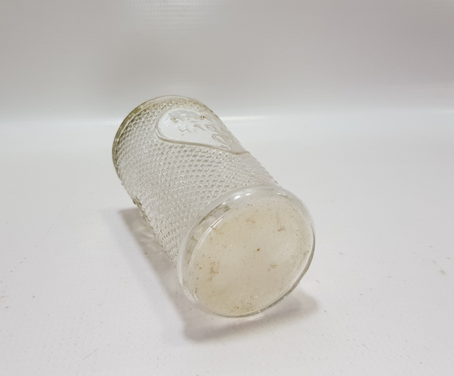 MEŞRUTİYET SANCAĞI FORMUNDA VE RUMCA AFİYET OLSUN EFENDİM YAZILI OSMANLI DÖNEMİ BİLLUR BARDAK