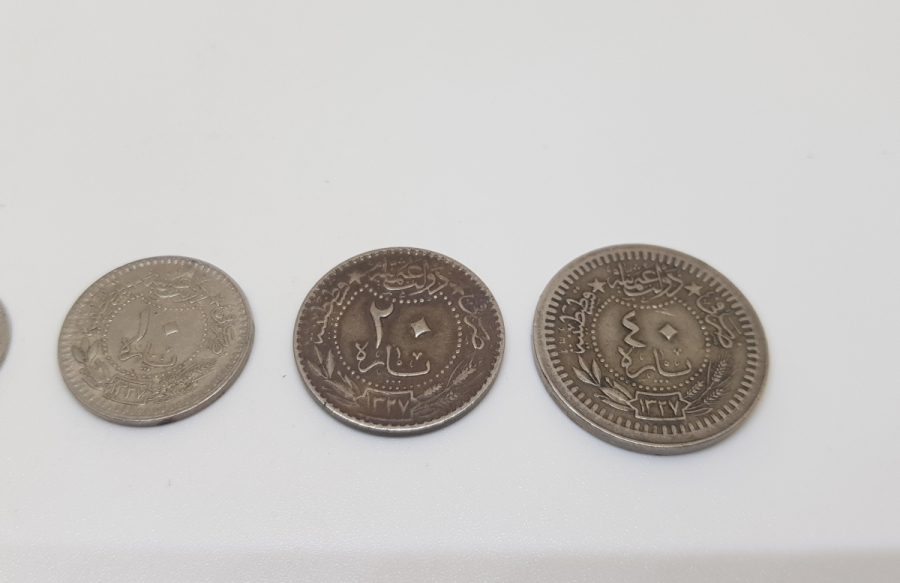 MEHMET REŞAT HAN DÖNEMİ TAM TAKIM NİKEL PARA LOTU