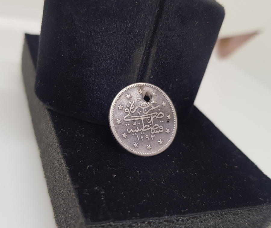 SULTAN ABDÜLHAMİD DÖNEMİ GÜMÜŞ 2 KURUŞ MECİDİYE