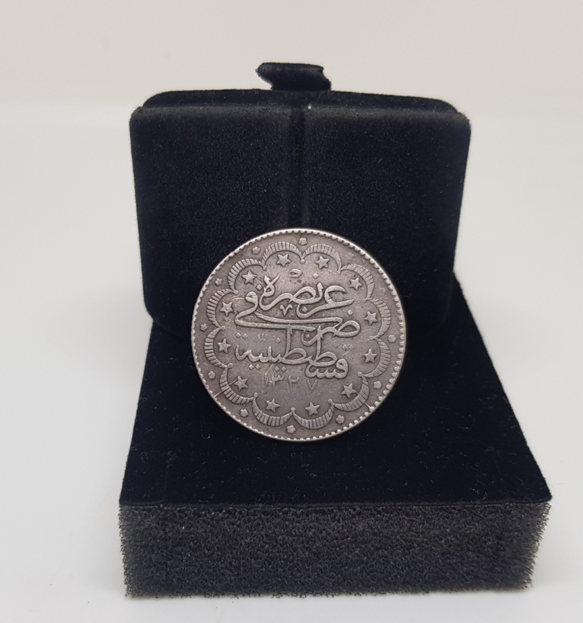 SULTAN MEHMET REŞAT DÖNEMİ GÜMÜŞ 10 KURUŞ MECİDİYE