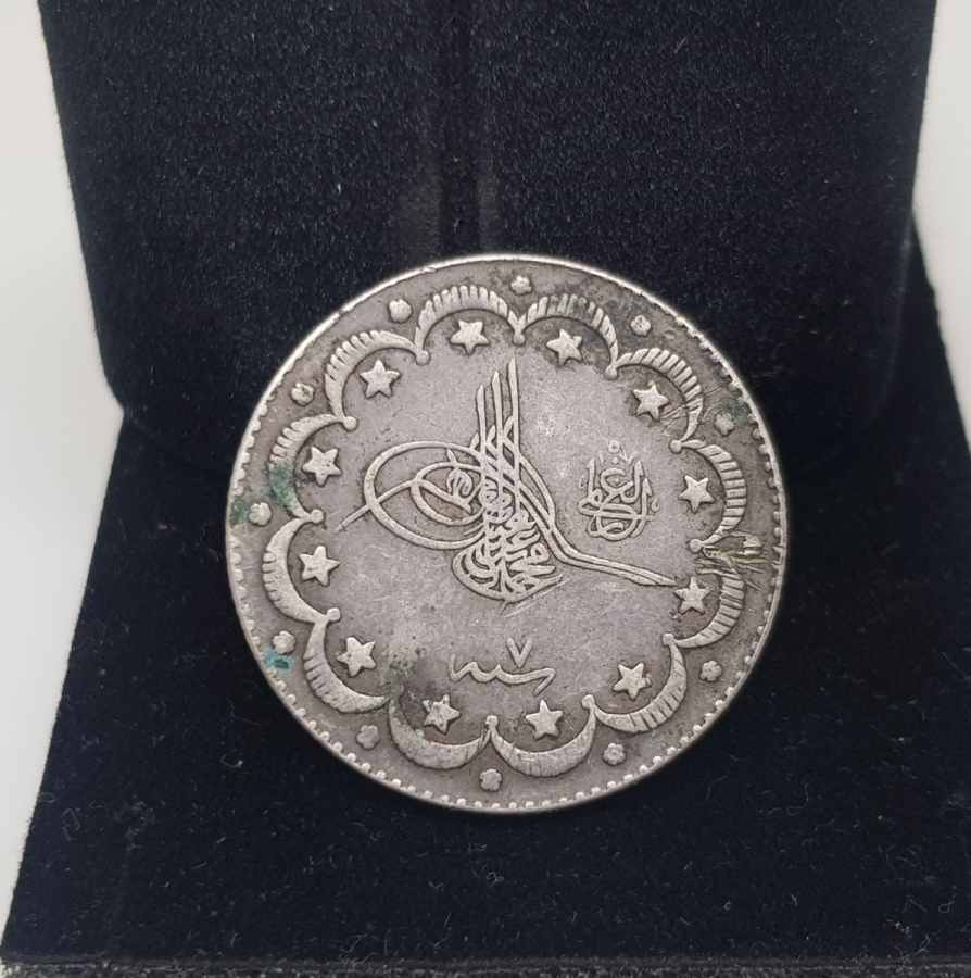 SULTAN MEHMET REŞAT DÖNEMİ GÜMÜŞ 10 KURUŞ MECİDİYE