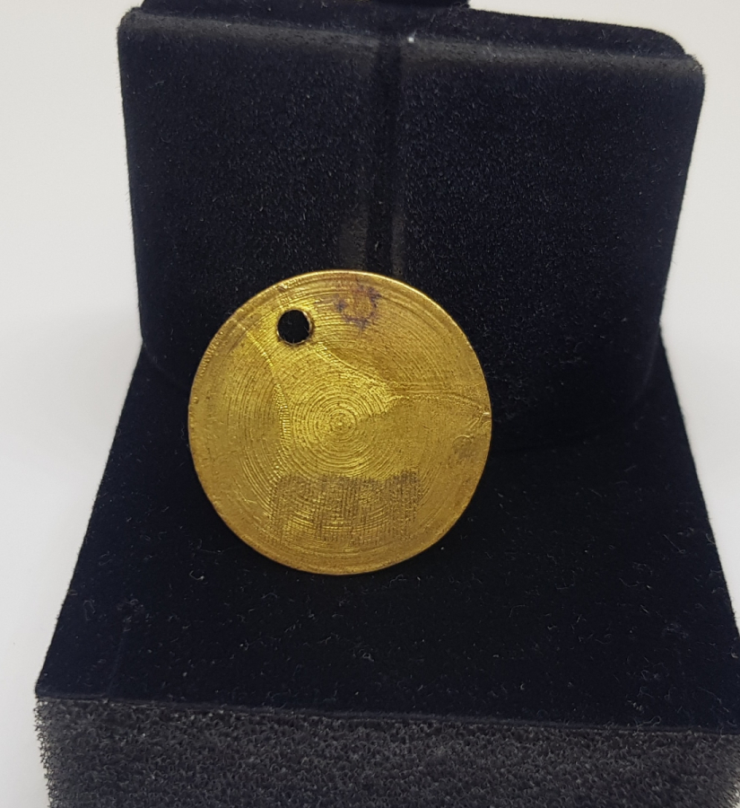 KÜÇÜKÇEKMECE BELEDİYESİ ÜZERİ SERİ NUMARALI NADİR ASKI JETONU