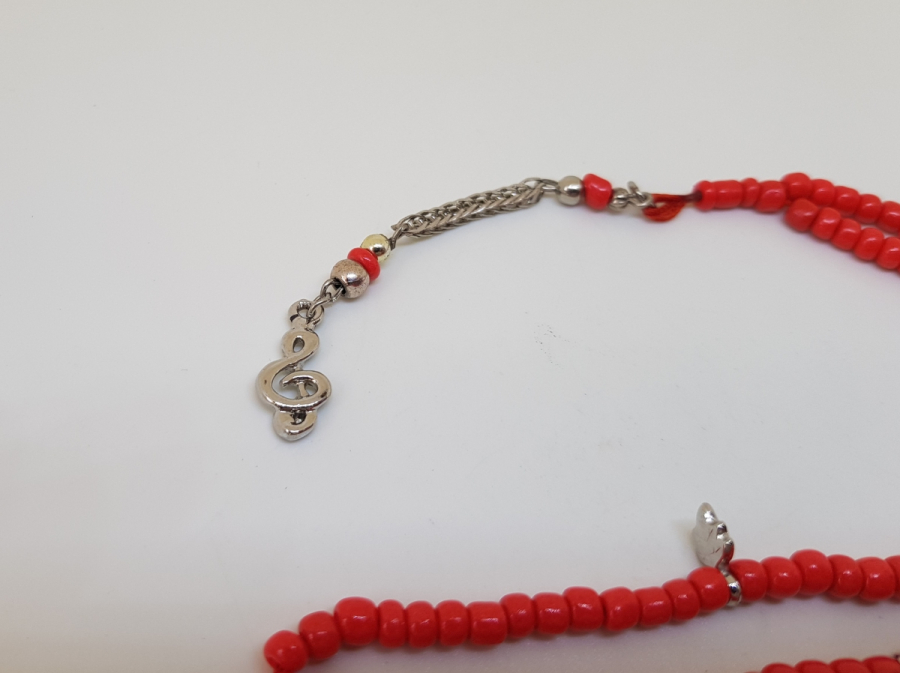 MERCAN TAŞINDAN MAMUL ANTİKA NAMAZ TESPİHİ