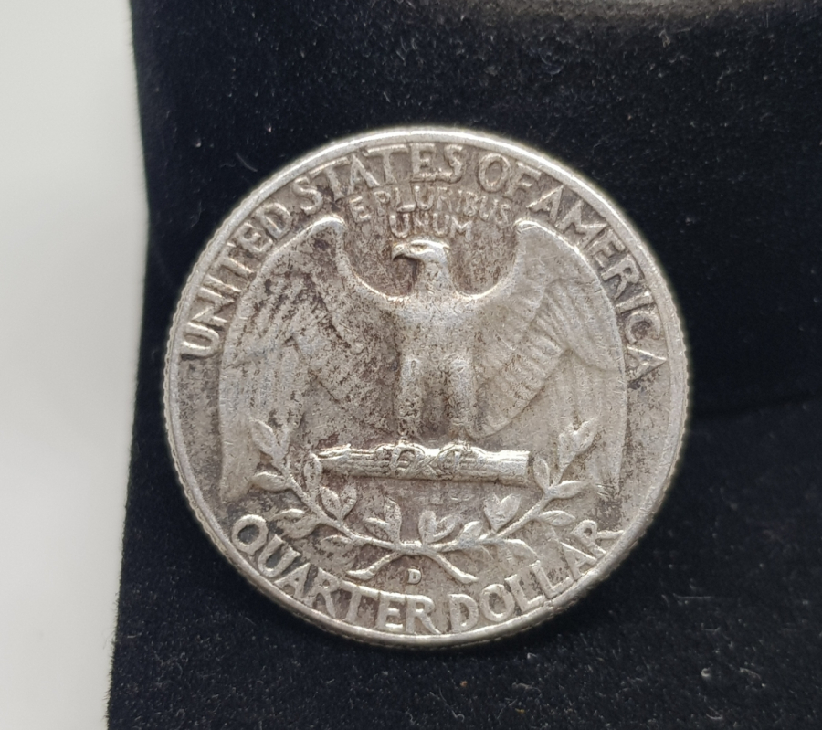 1964 YILI GÜMÜŞ ÇEYREK DOLAR