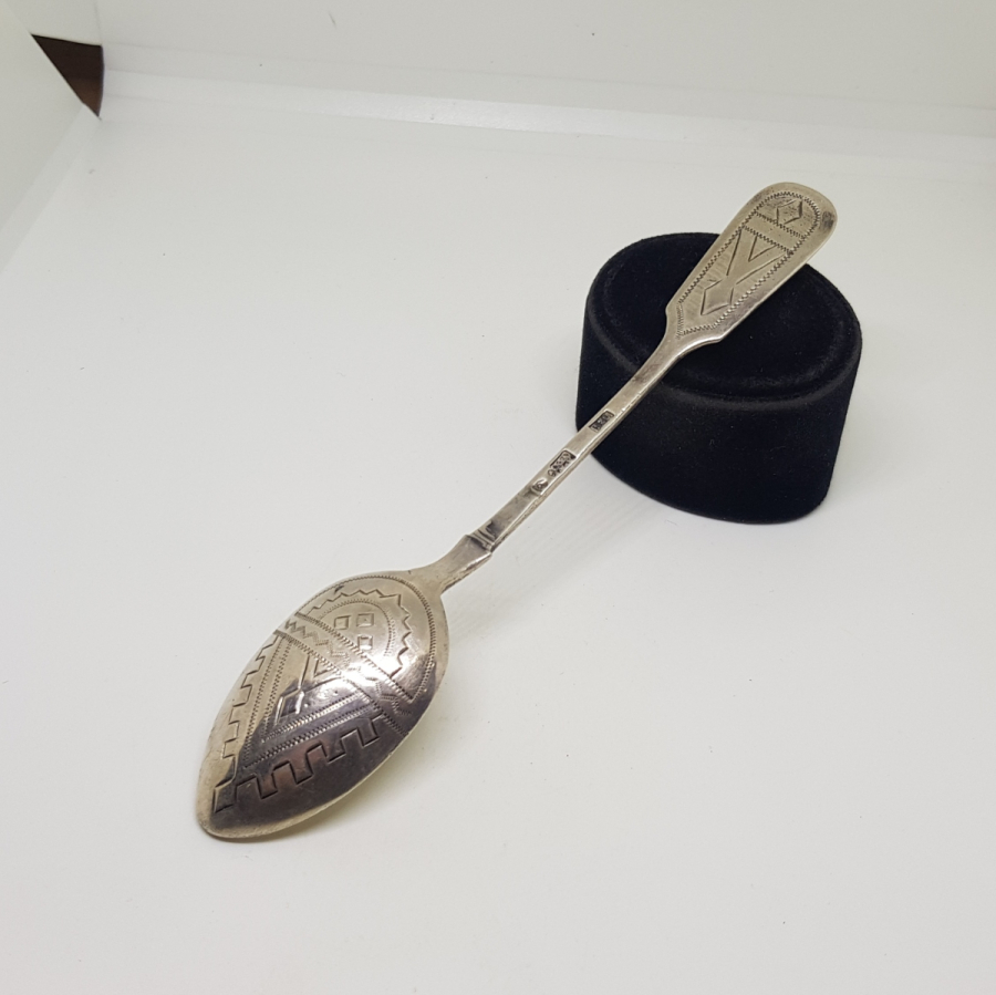 1894 TARİHLİ ÇARLIK RUSYA GÜMÜŞ KAŞIK