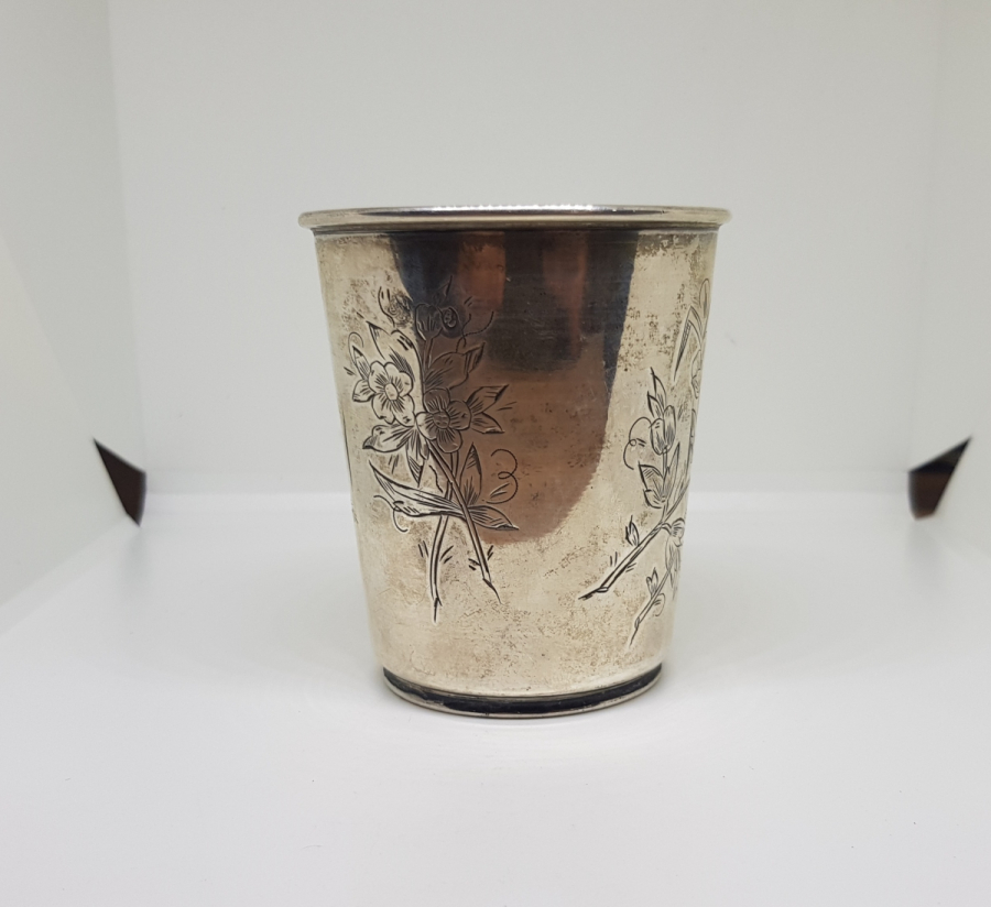 OSMANLI DÖNEMİ TUĞRALI GÜMÜŞ BARDAK