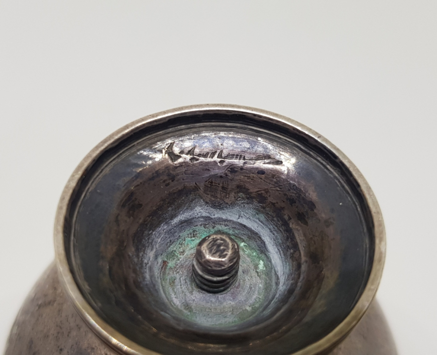 ABDÜLHAMİD HAN DÖNEMİ TUĞRALI GÜMÜŞ FİNCAN ZARFI