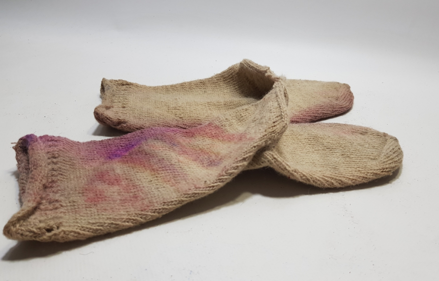 OSMANLI DÖNEMİ EL ÖRME ÇORAP