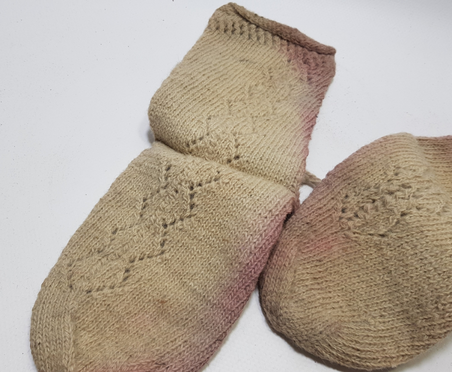 OSMANLI DÖNEMİ EL ÖRME ÇORAP