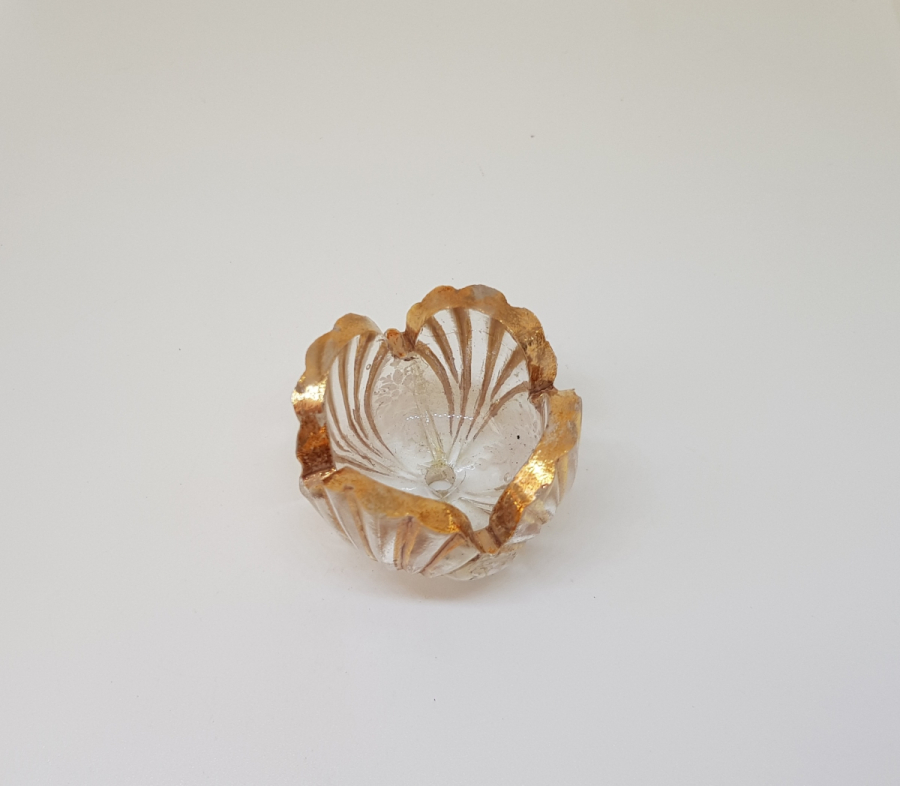 OSMANLI DÖNEMİ ÜZERİ ALTIN VARAKLI BEYKOZ İŞİ NADİR MUMLUK