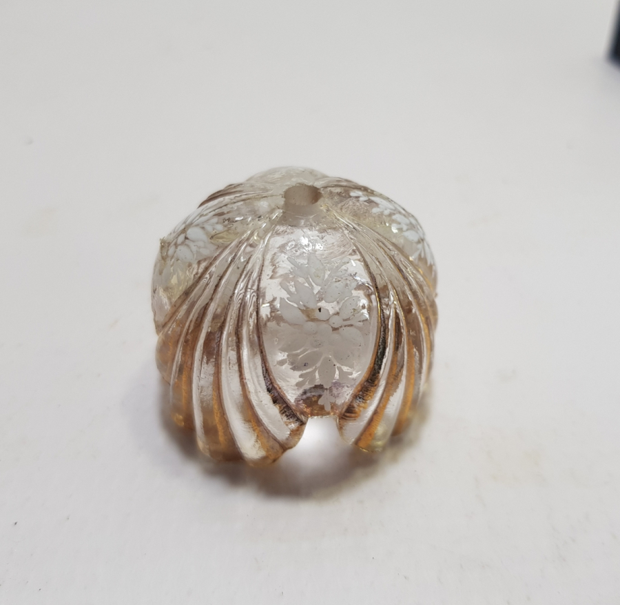 OSMANLI DÖNEMİ ÜZERİ ALTIN VARAKLI BEYKOZ İŞİ NADİR MUMLUK