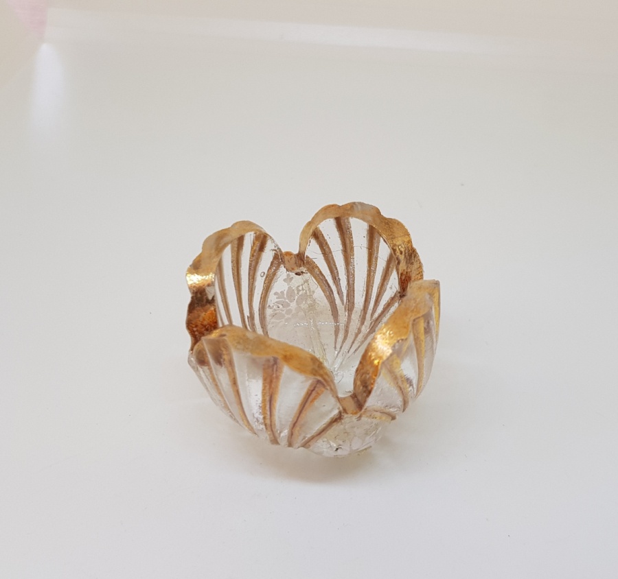 OSMANLI DÖNEMİ ÜZERİ ALTIN VARAKLI BEYKOZ İŞİ NADİR MUMLUK