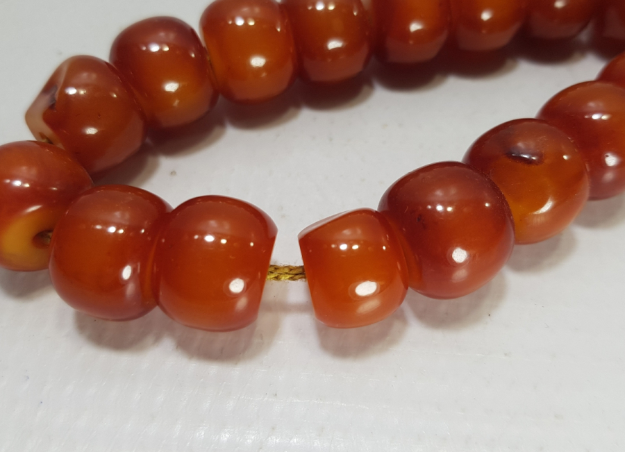 OSMANLI DÖNEMİ SIKMA KEHRİBAR TESPİH