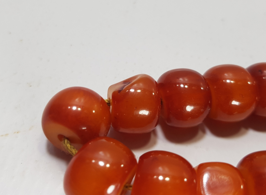 OSMANLI DÖNEMİ SIKMA KEHRİBAR TESPİH