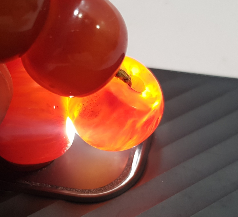 OSMANLI DÖNEMİ SIKMA KEHRİBAR TESPİH