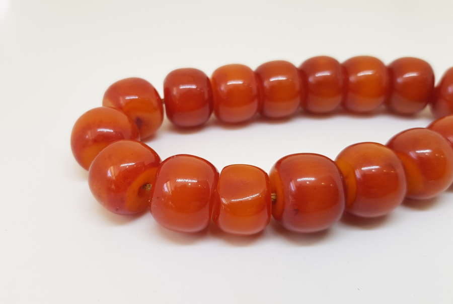 OSMANLI DÖNEMİ SIKMA KEHRİBAR TESPİH