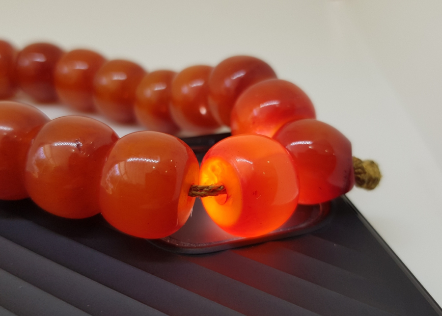 OSMANLI DÖNEMİ SIKMA KEHRİBAR TESPİH