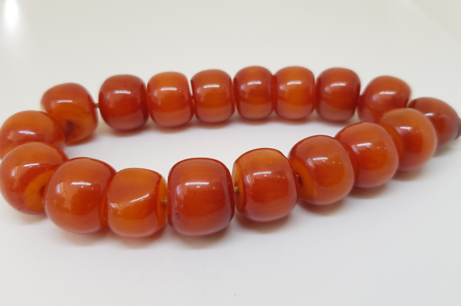 OSMANLI DÖNEMİ SIKMA KEHRİBAR TESPİH