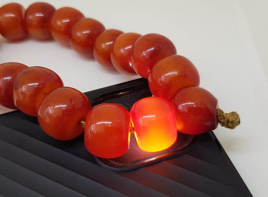 OSMANLI DÖNEMİ SIKMA KEHRİBAR TESPİH