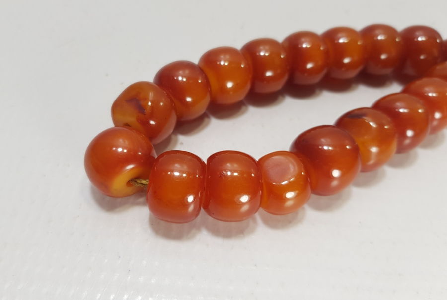 OSMANLI DÖNEMİ SIKMA KEHRİBAR TESPİH