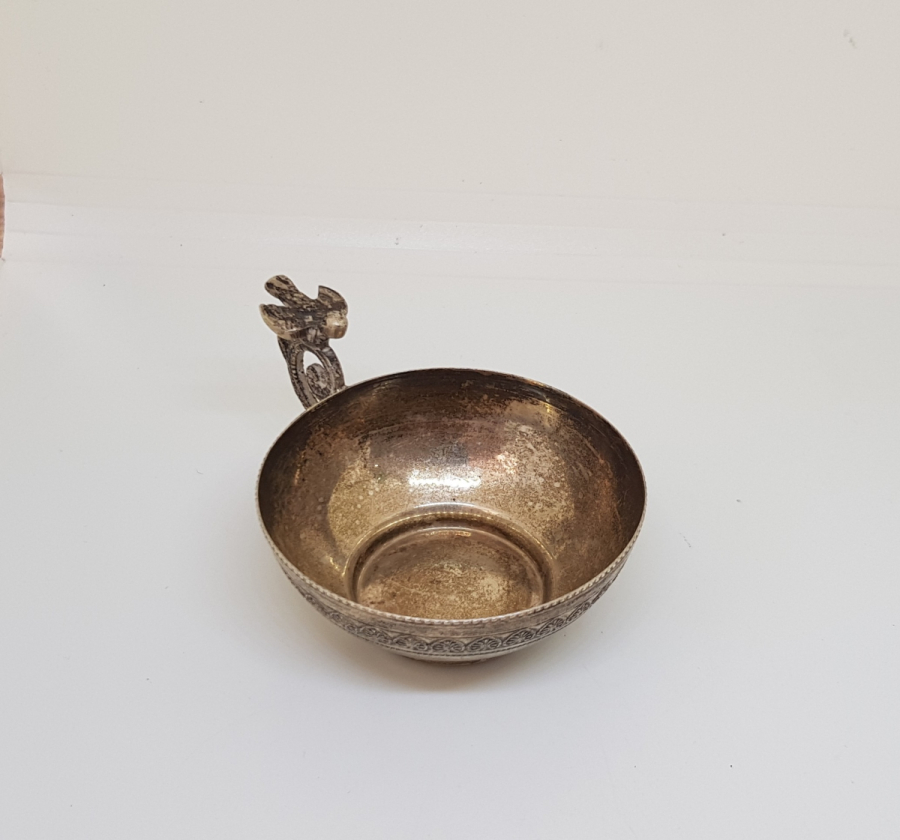 ANTİKA KUŞLU GÜMÜŞ ÇAMÇAK