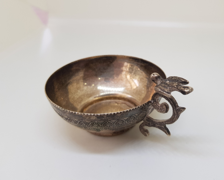 ANTİKA KUŞLU GÜMÜŞ ÇAMÇAK