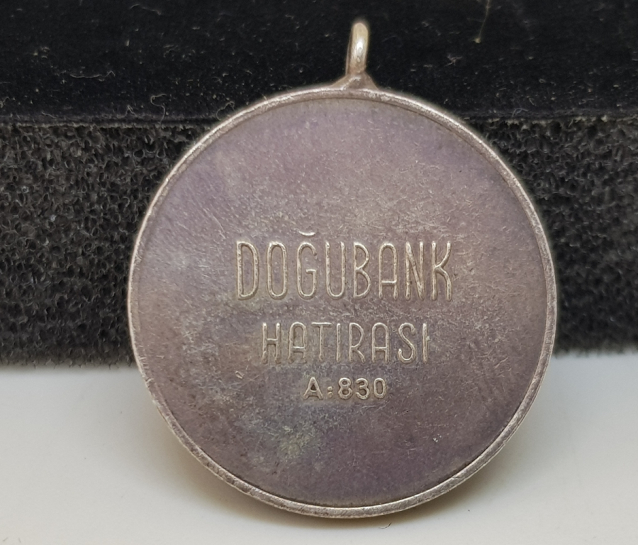 DOĞUBANK AÇILIŞI HATIRASI GÜMÜŞ MADALYON