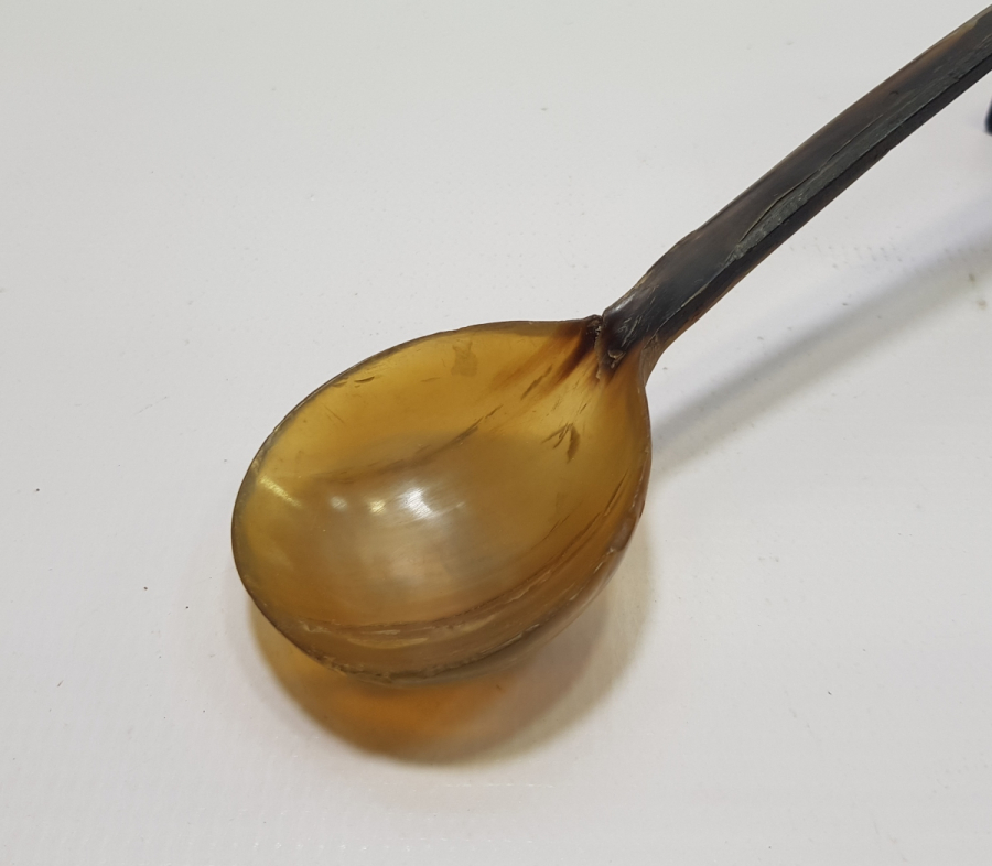 OSMANLI DÖNEMİ BOYNUZDAN MAMUL TEKKE İŞİ HOŞAF KAŞIĞI