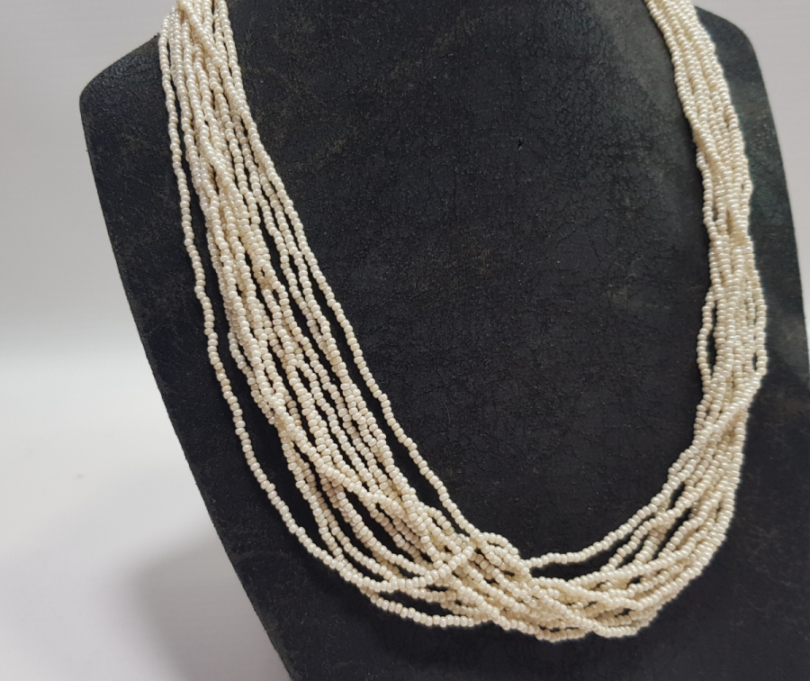 OSMANLI DÖNEMİ İNCİ FORMLU OPAL GERDANLIK