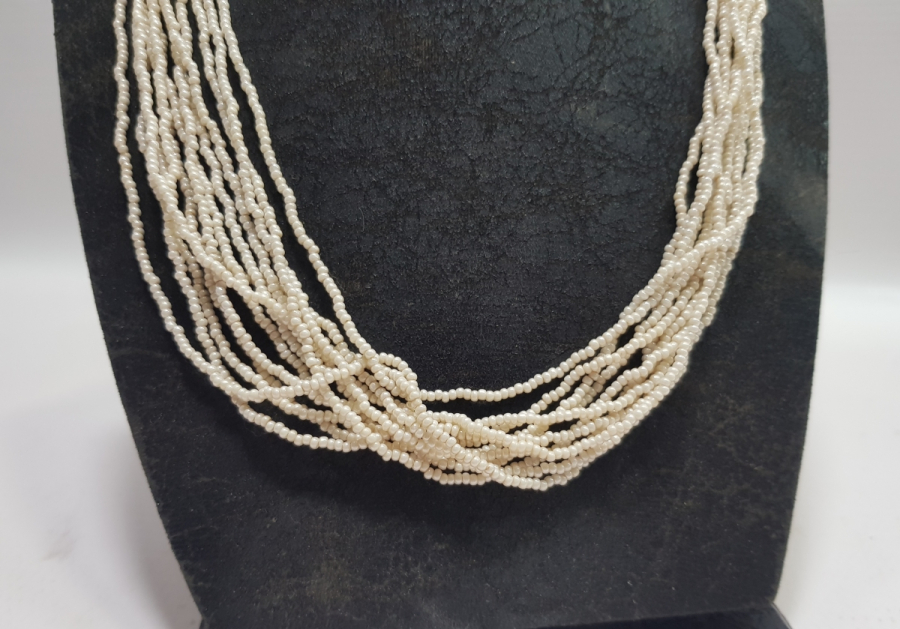 OSMANLI DÖNEMİ İNCİ FORMLU OPAL GERDANLIK