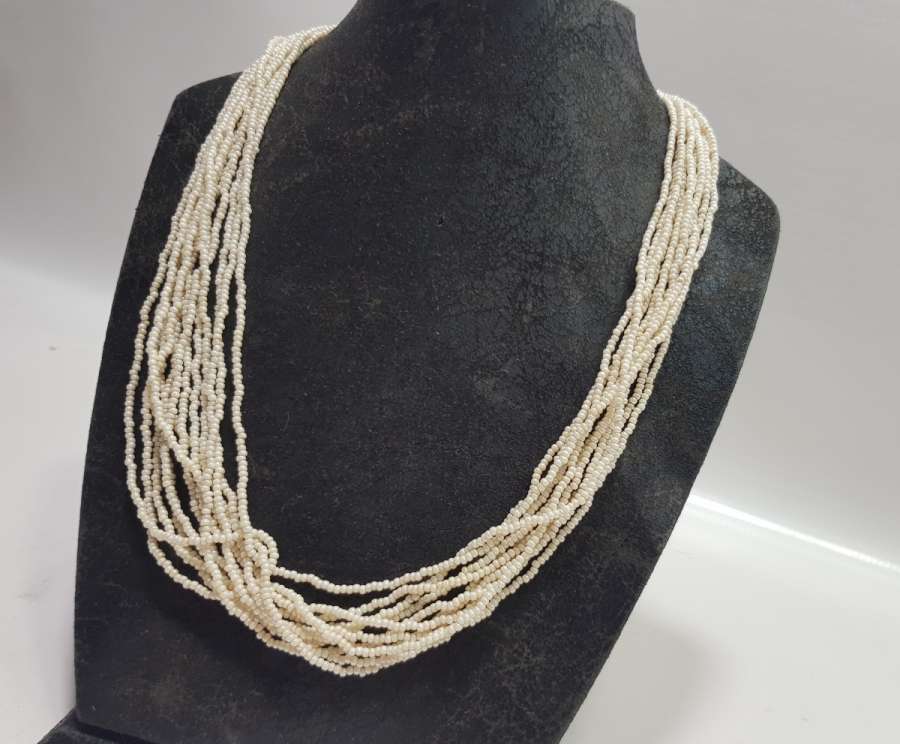 OSMANLI DÖNEMİ İNCİ FORMLU OPAL GERDANLIK