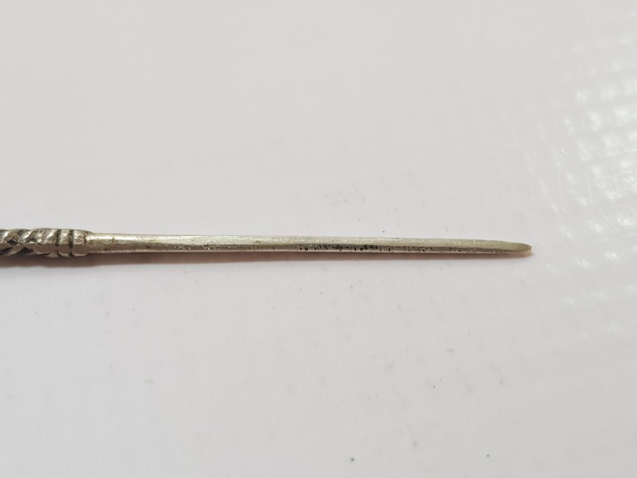 OSMANLI DÖNEMİ ÇOK NADİR GÜMÜŞ SAÇ İĞNESİ