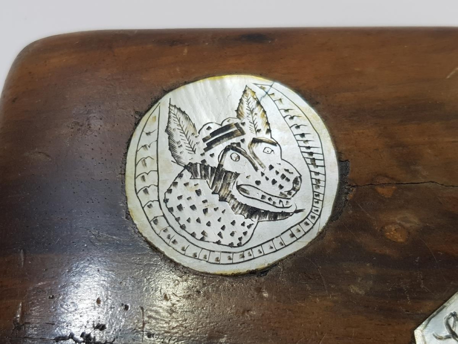 CUMHURİYET İLK DÖNEM SİNOP CEZAEVİ İŞİ KURT RESİMLİ SİGARA TABAKASI