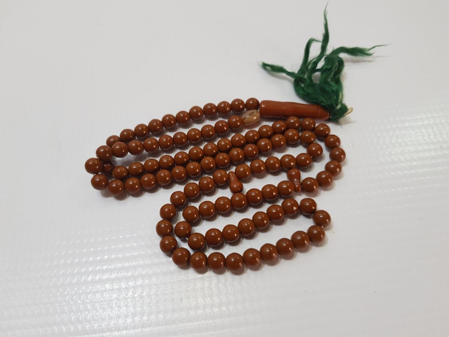 OSMANLI DÖNEMİ BEYKOZ CAM TESPİH